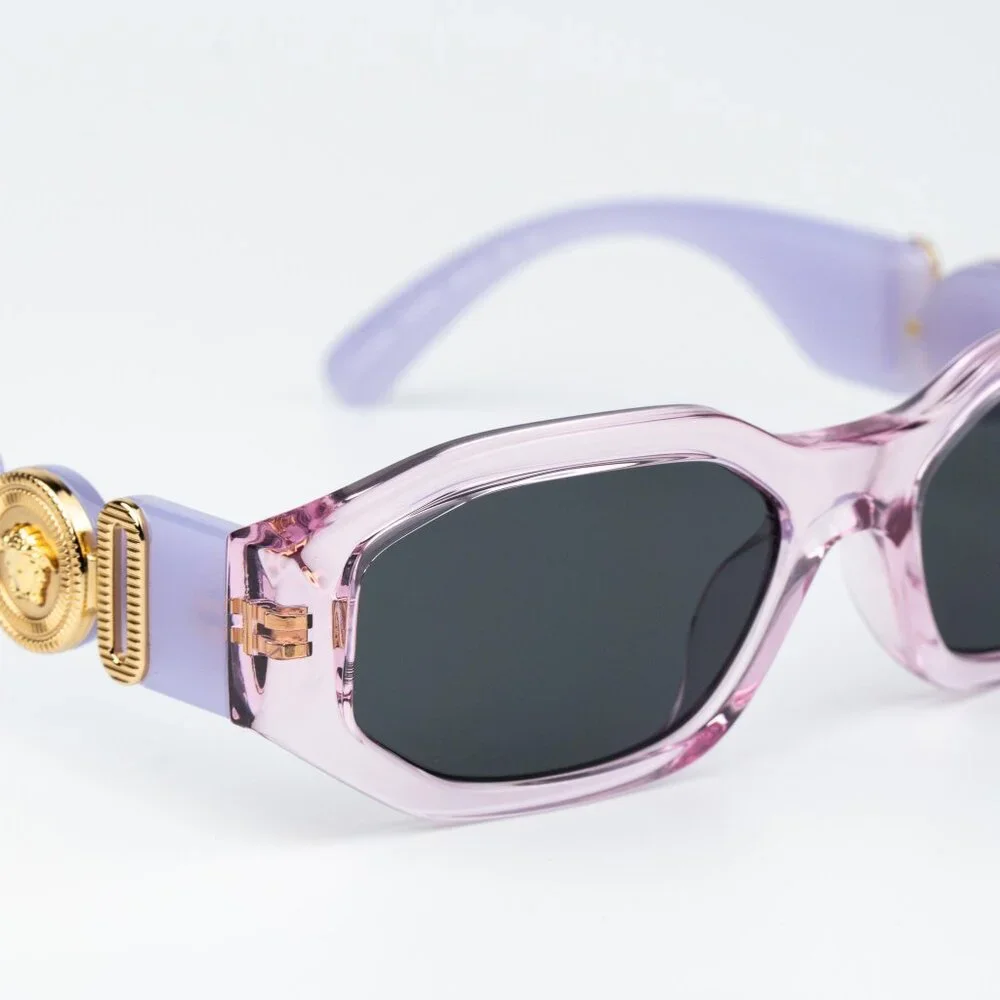 Versace KIDS Sunglasses Transparent Lavender Grey Rectangle VK4429U 552687